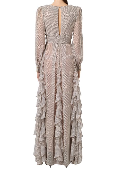 Abito Elisabetta Franchi donna ABRS252E2685 nero bianco a pois ELISABETTA FRANCHI | Abiti | ABRS252E2685